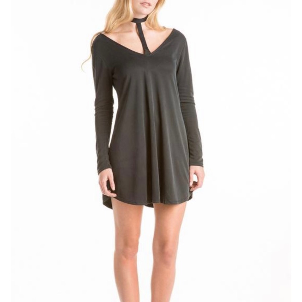Anastasia Knit Choker Dress